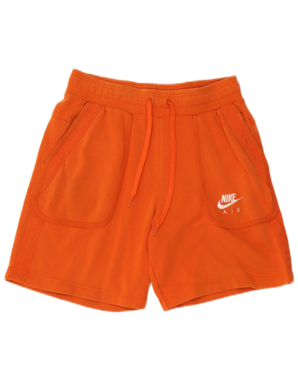 Pantaloni scurți sport Nike pentru bărbați, bumbac portocaliu mediu