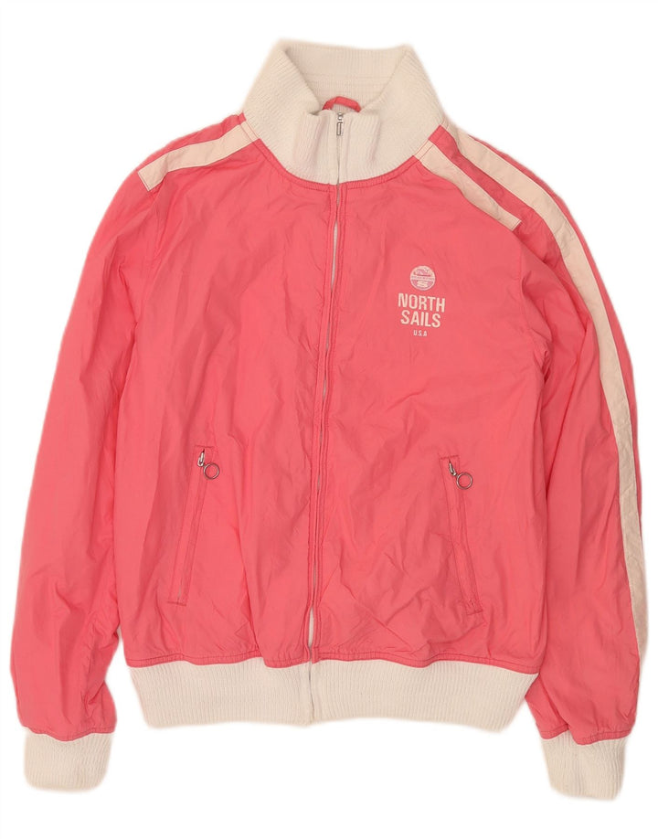 Jachetă de trening pentru femei North Sails UK 16, mare, roz colorblock