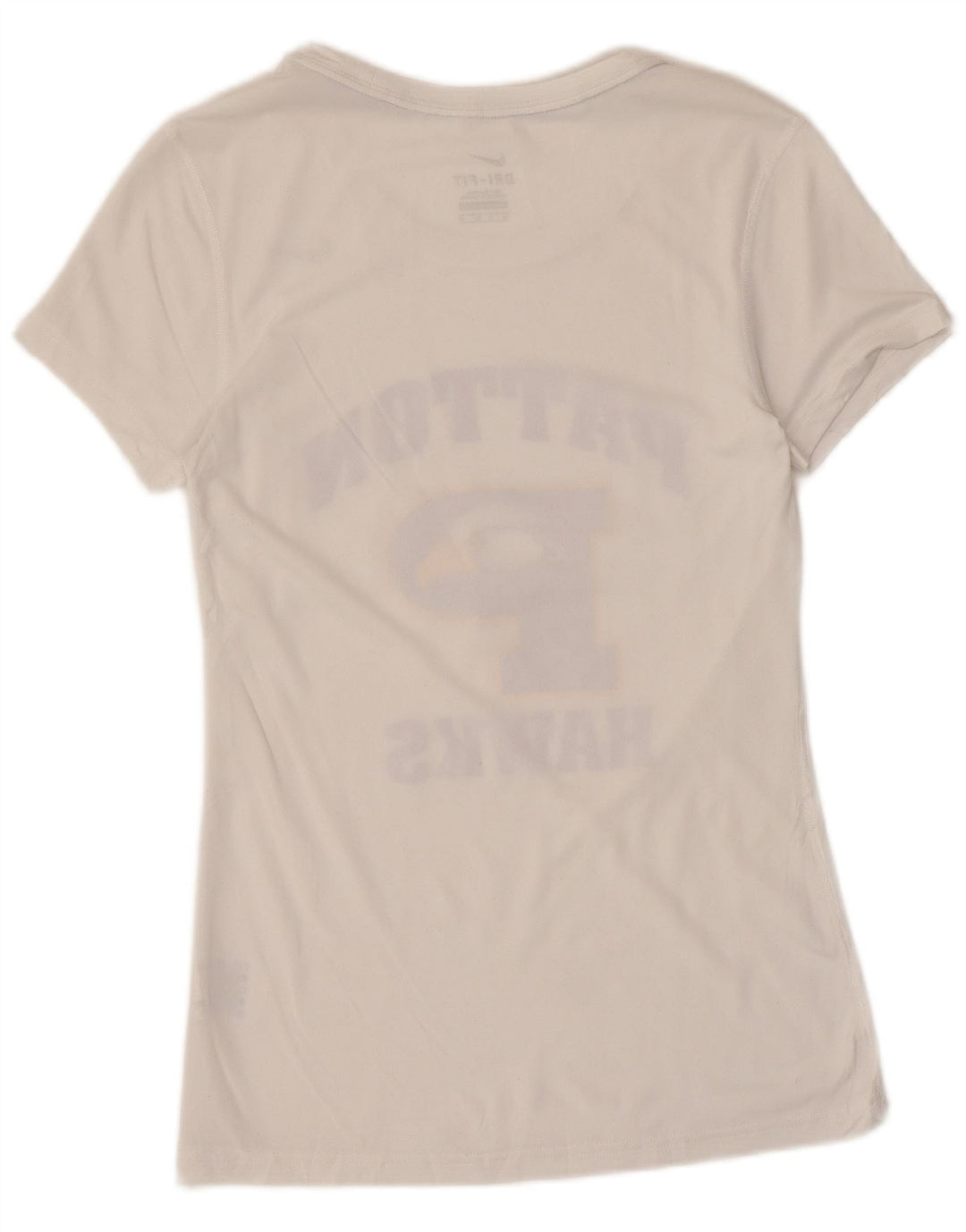 Tricou grafic Nike Patton Hawks pentru femei Top UK 6 XS Poliester alb