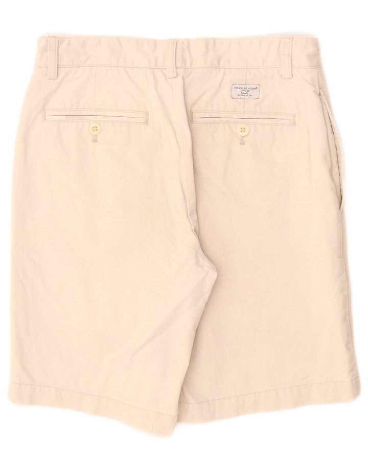 Pantaloni scurți chino pentru bărbați Vineyard Vines W28, bumbac mediu bej