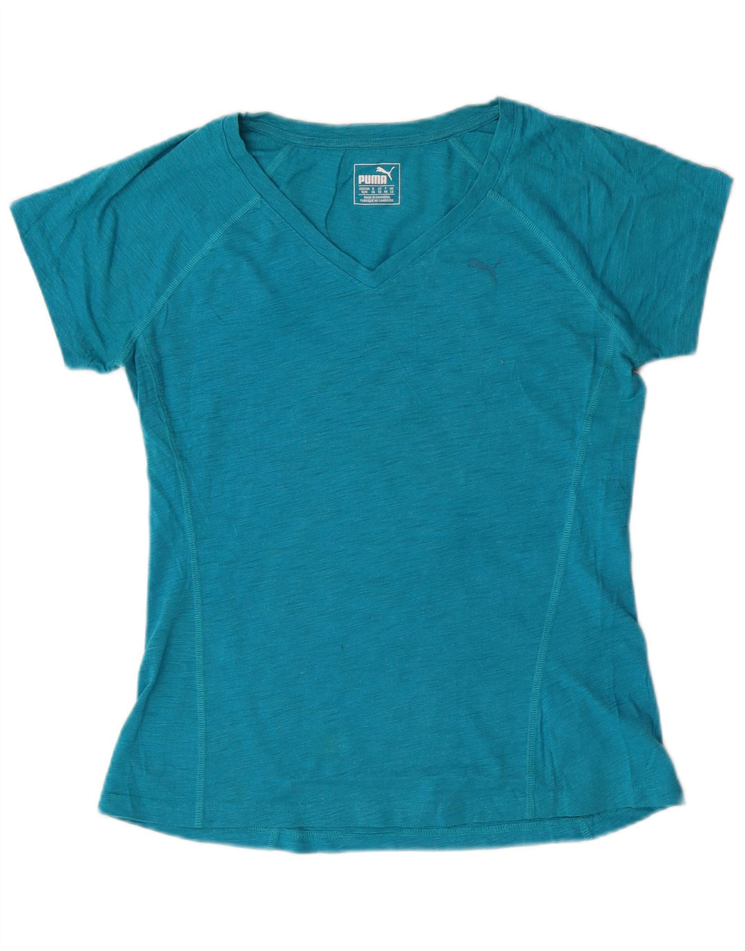 Tricou pentru femei Puma Top UK 12 Medium Blue Flecked Cotton