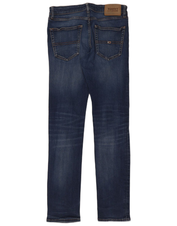Blugi slim pentru bărbați Tommy Hilfiger W30 L32 bleumarin