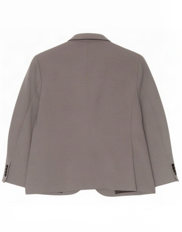 Marks & Spencer jachetă pentru bărbați cu 2 nasturi, UK 48 2XL, poliamidă gri