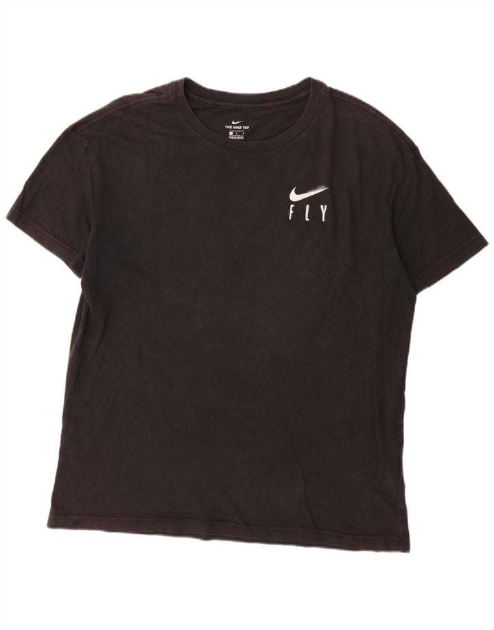 Tricou grafic Nike pentru bărbați Top mare din bumbac negru