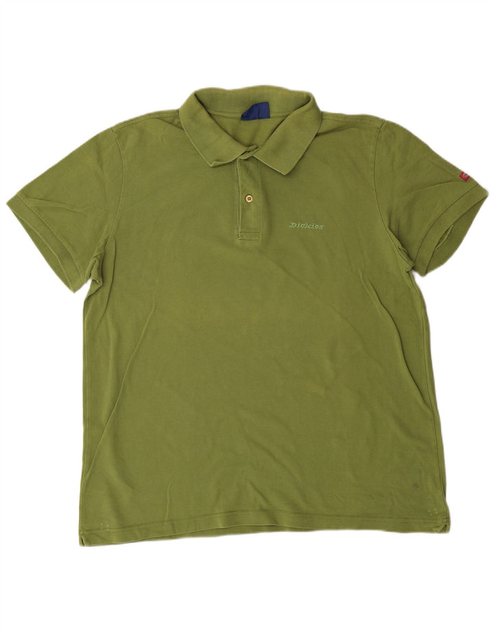 DICKIES Tricou polo pentru bărbați XL bumbac verde