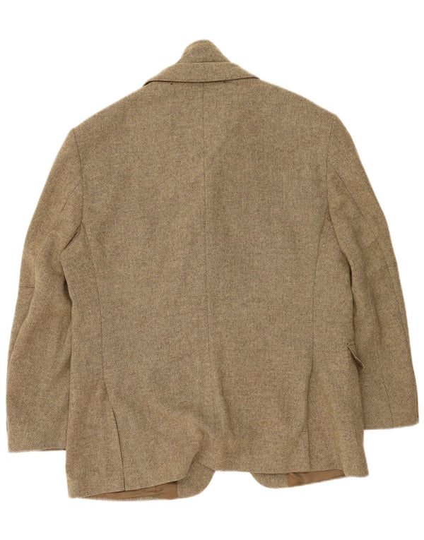 VINTAGE pentru bărbați Blazer Jacket Windbreaker UK 38 Medium Khaki