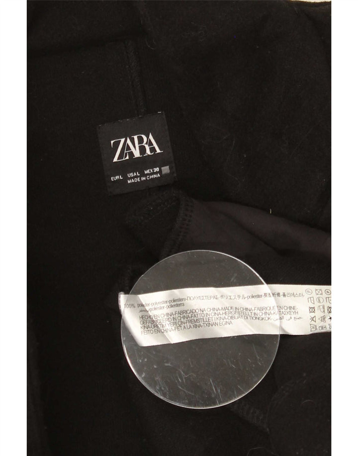 Pardesiu pentru femei Zara UK 16, mare, negru, poliester