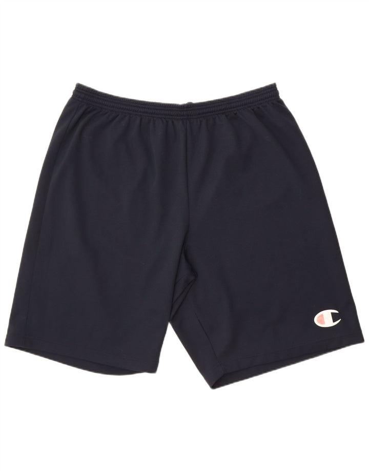 Pantaloni scurți sport Champion pentru bărbați 2XL, poliester bleumarin