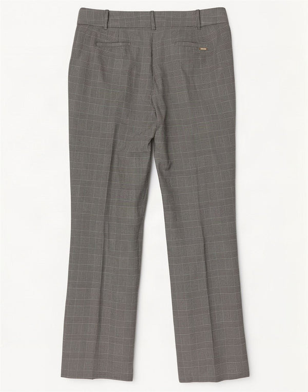 Pantaloni chino Tommy Hilfiger pentru femei US 14 XL W36 L32 gri Houndstooth