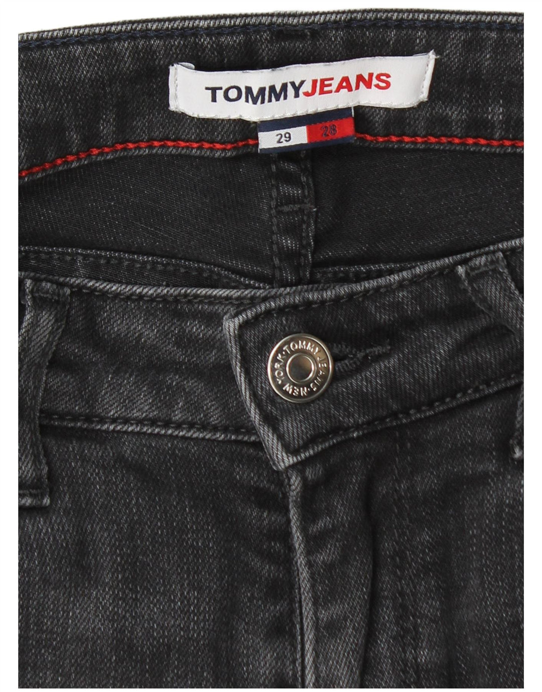 Blugi skinny pentru femei Tommy Hilfiger W29 L28 gri