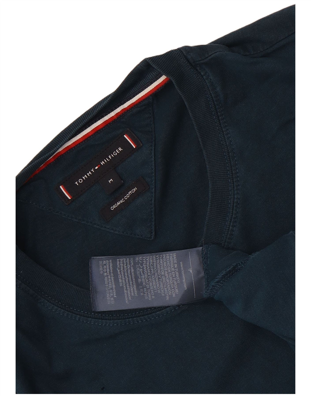 Tricou pentru bărbați Tommy Hilfiger Top mediu din bumbac bleumarin