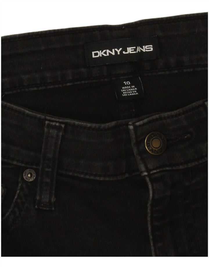 Pantaloni scurți din denim Dkny pentru femei US 10 Medium W28 Bumbac negru