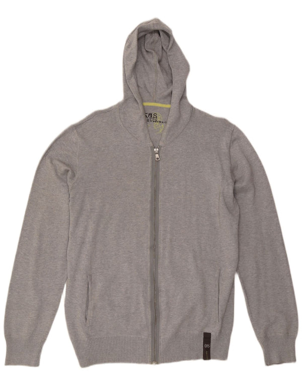 Pulover cardigan cu glugă pentru femei GAS UK 20 2XL bumbac gri
