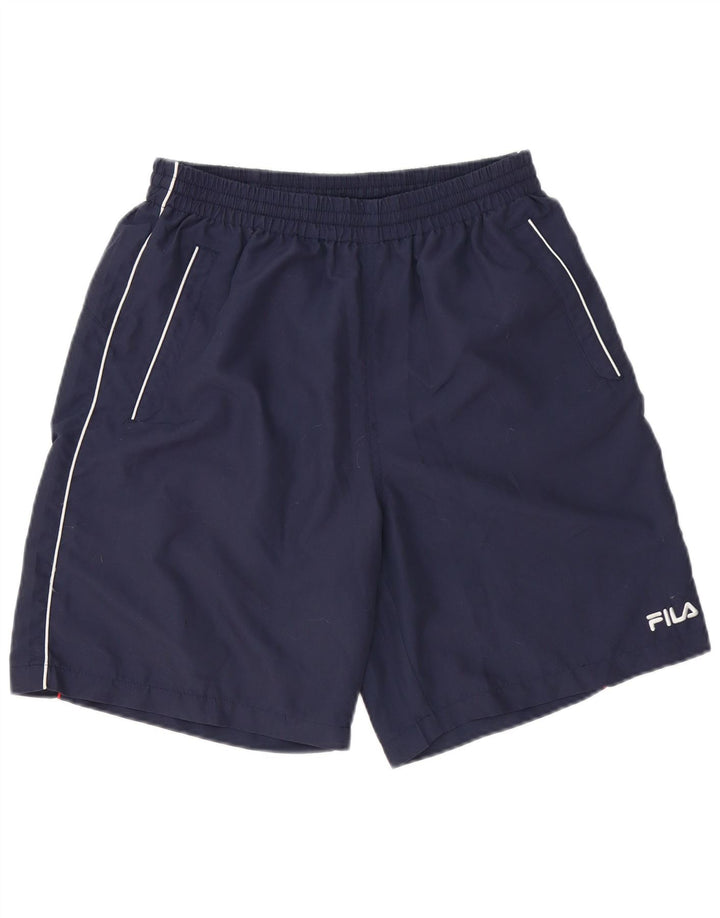 Pantaloni scurți sport Fila pentru bărbați, mari, bleumarin, poliester