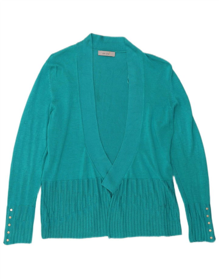 Pulover cardigan deschis pentru femei Marks & Spencer UK 14 mare turcoaz