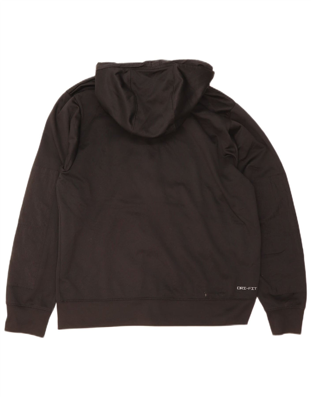 Pulover Nike pentru bărbați Dri Fit, cu fermoar, poliester mediu negru