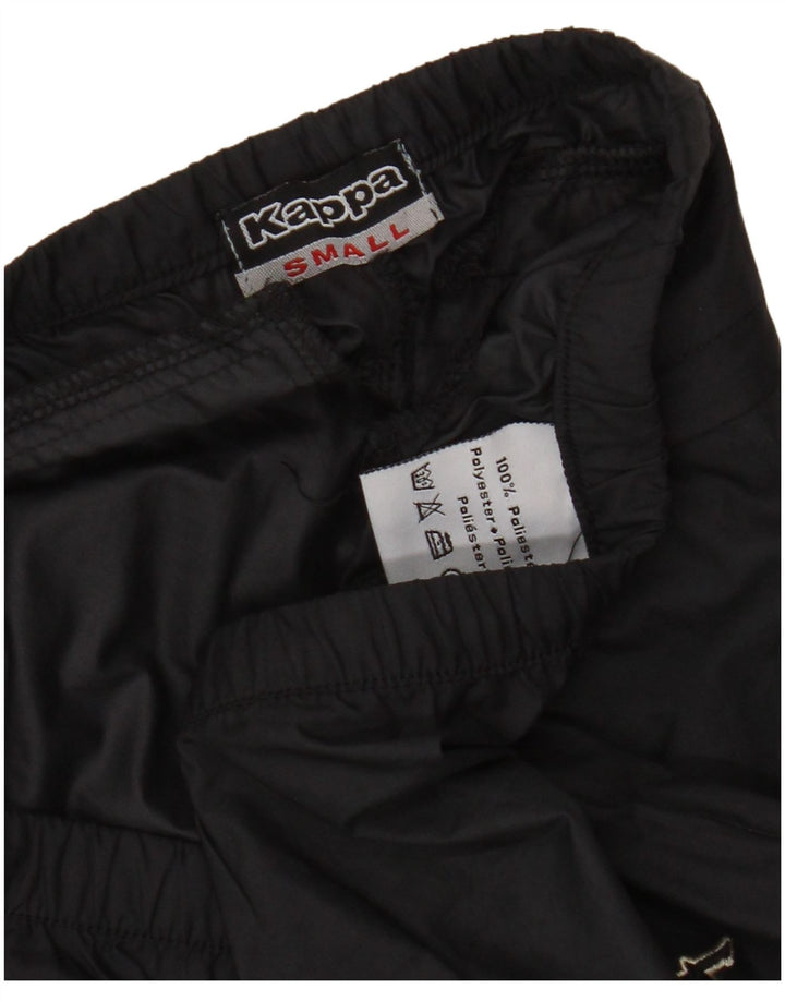 Pantaloni de trening Capri Kappa pentru femei UK 10 Poliester negru mic