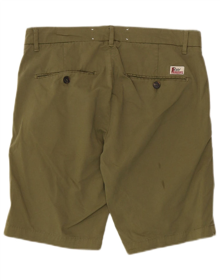 Pantaloni scurți chino Roy Rogers pentru bărbați W31, bumbac mediu kaki