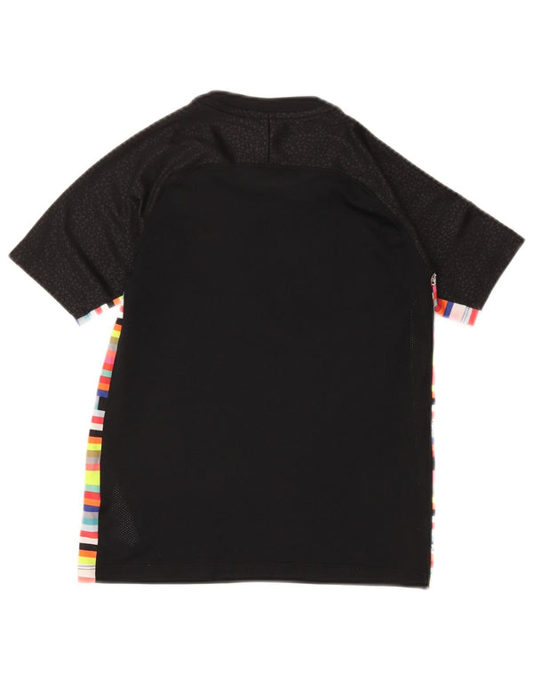 Tricou grafic Nike pentru băieți Top 8-9 ani Poliester cu dungi negre mici