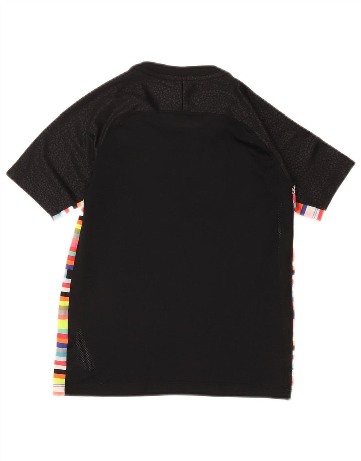 Tricou grafic Nike pentru băieți Top 8-9 ani Poliester cu dungi negre mici