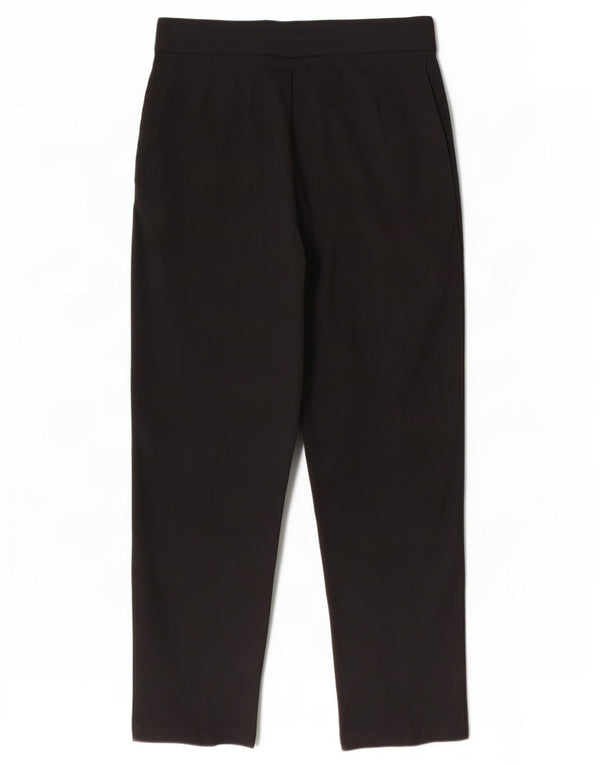 Pantaloni casual drepti pentru femei Marks & Spencer UK 12 Medium W30 L28 Negru