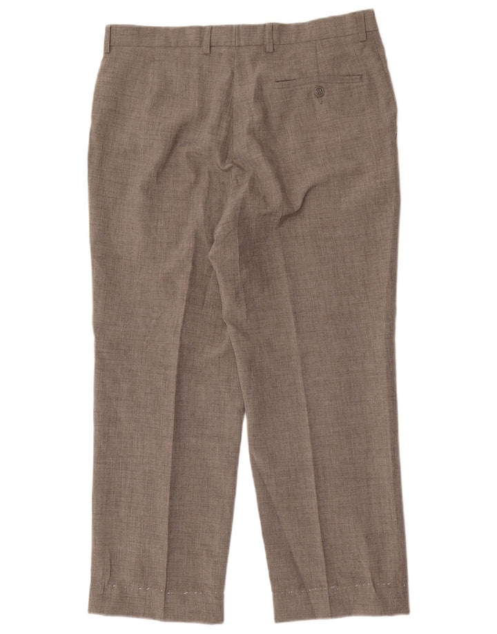 Marks & Spencer Pantaloni drepți pentru bărbați L34 L27 Poliester gri