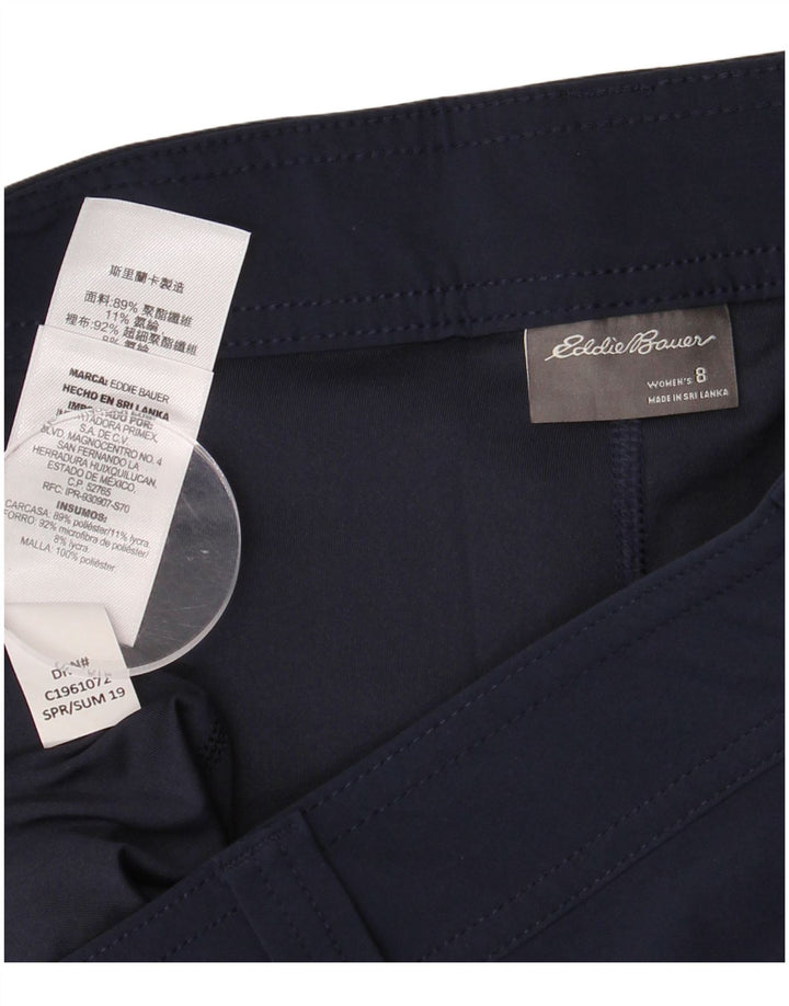 EDDIE BAUER Fusta mini pentru femei US 8 Medium W32 Poliester bleumarin