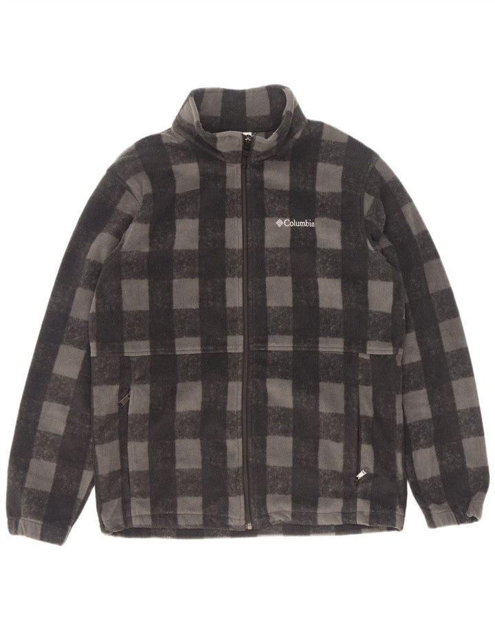 Jachetă fleece pentru bărbați Columbia UK 40, mare, gri din poliester