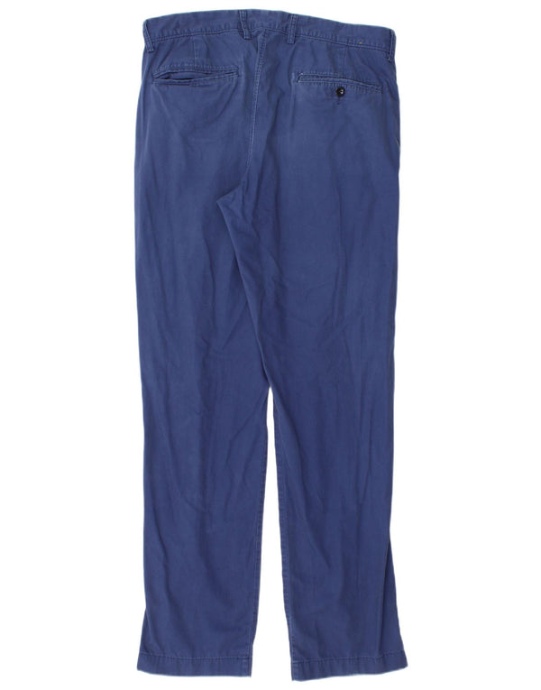 Pantaloni chino drept bărbați J. Crew L31 L32 Bumbac bleumarin