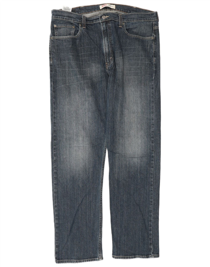 Blugi drepti pentru bărbați Levi's 505 W38 L34 Bumbac albastru