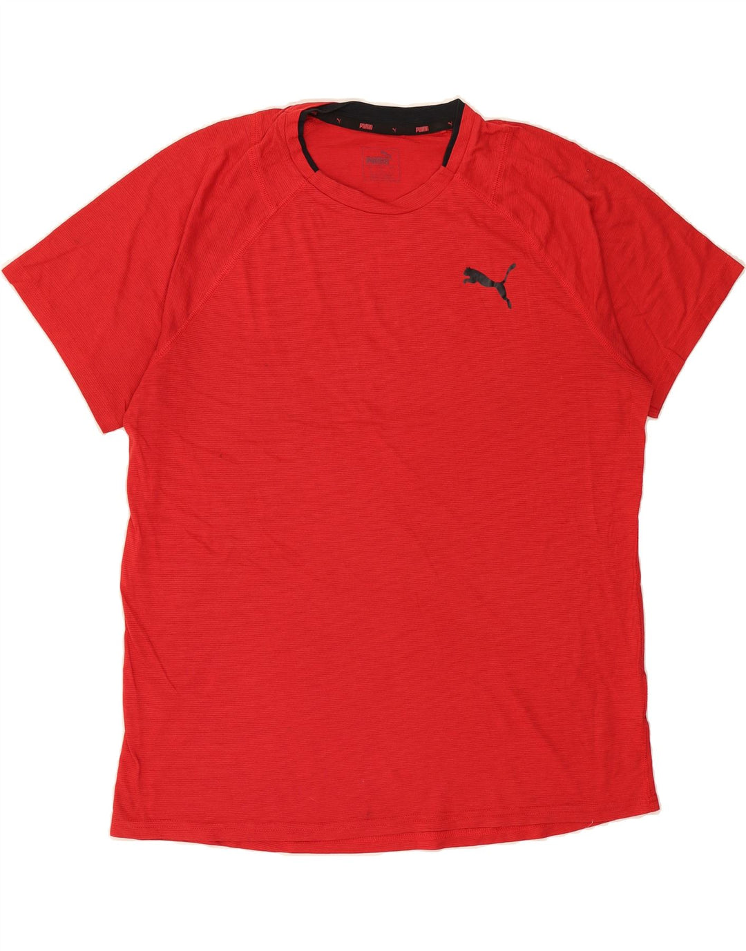 PUMA Mens T-Shirt Top Large Red Polyester Vintage Puma and Second-Hand Puma from Messina Hembry 