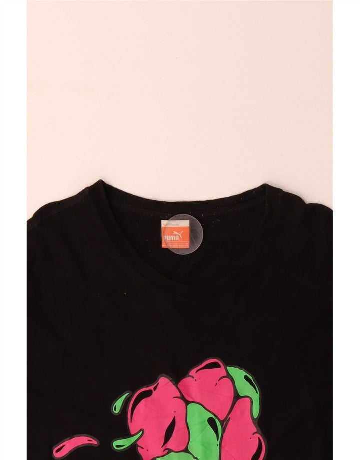 Tricou grafic PUMA pentru bărbați Top 2XL bumbac negru