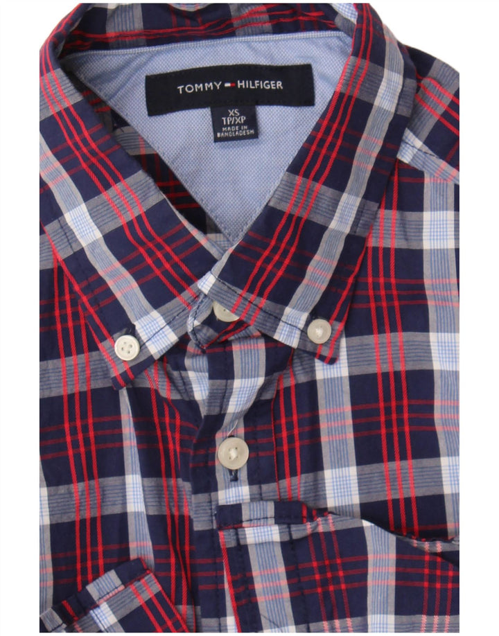 Cămașă pentru bărbați Tommy Hilfiger XS, albastru marin, caroserie