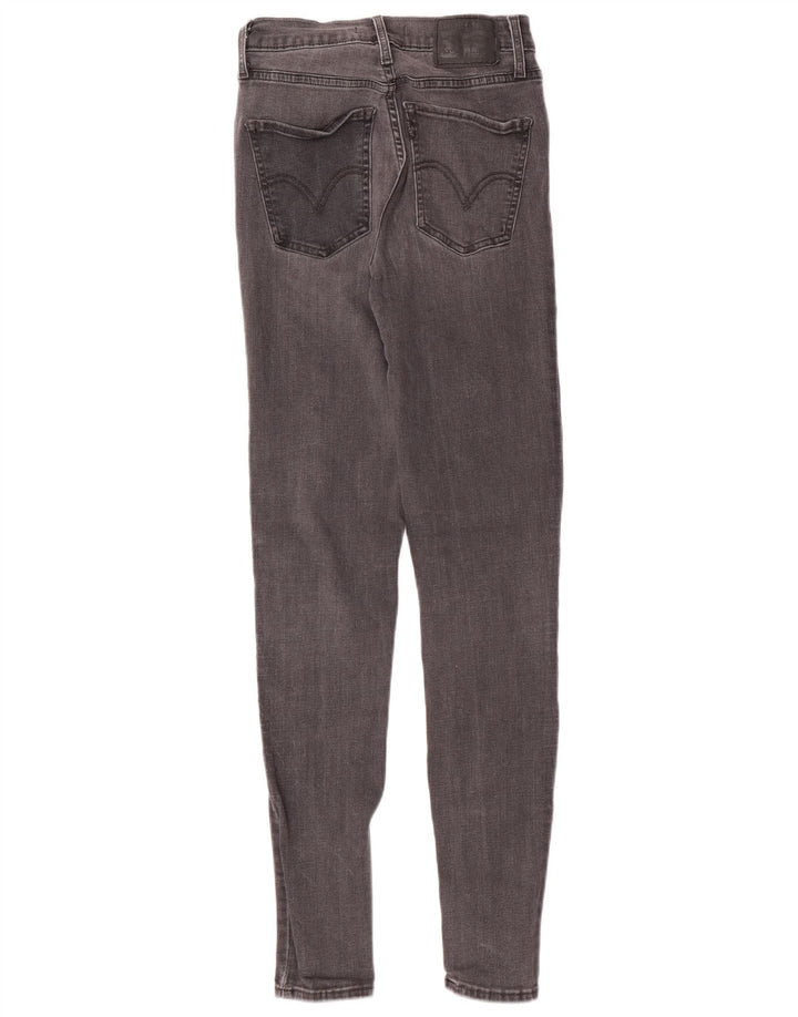 Blugi super skinny pentru femei LEVI'S Mile High W26 L30 bumbac gri