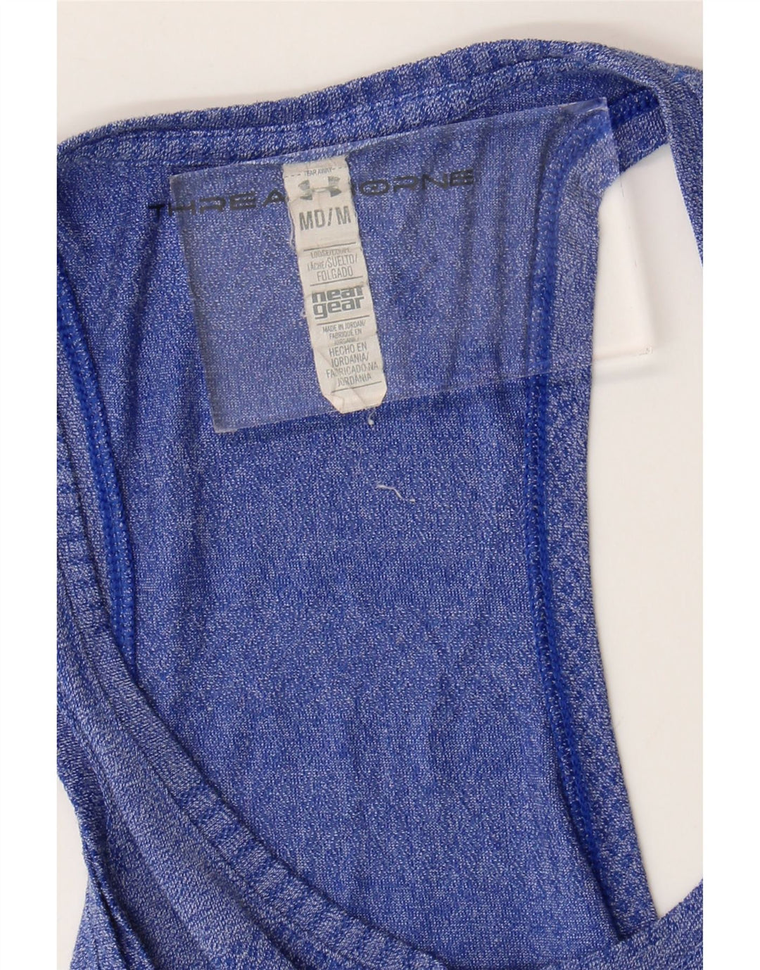 Top Vest Under Armour pentru femei Heat Gear UK 12 Medium Blue Striped