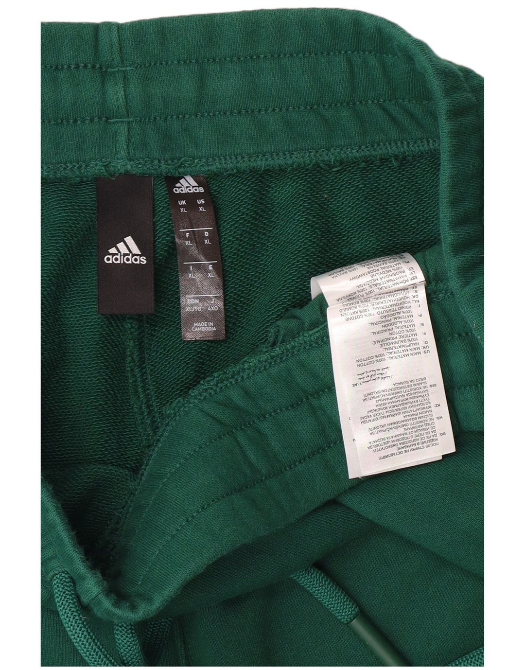 Pantaloni de trening pentru bărbați ADIDAS Joggeri XL Bumbac verde