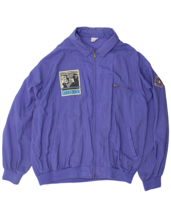 Bomber VINTAGE pentru bărbați IT 56 3XL Violet Poliamidă