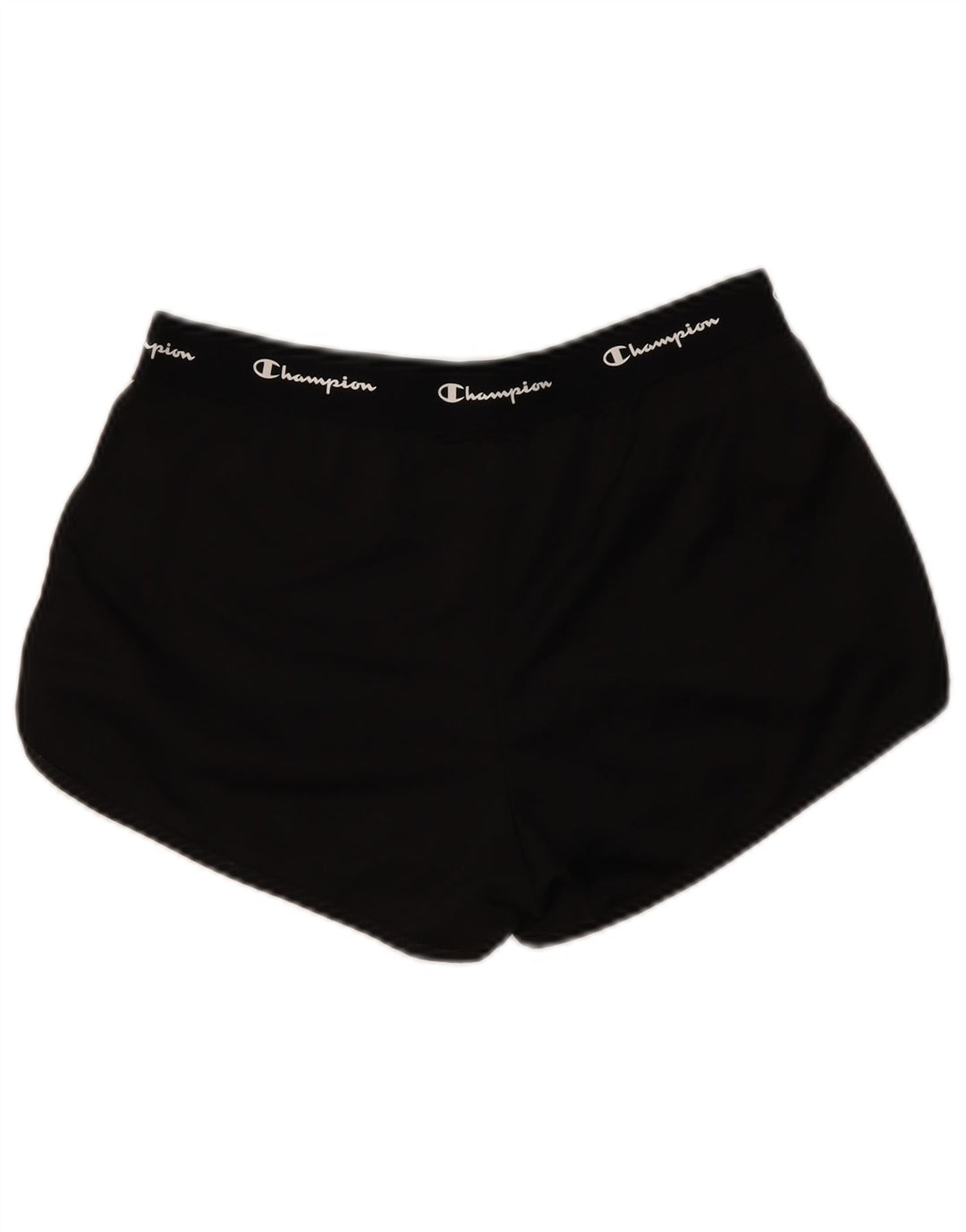 Pantaloni scurți sport grafic Champion pentru femei UK 14, mari, negru, poliester