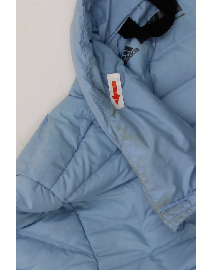 Jachetă căptușită pentru femei Adidas UK 4/6 XS albastru poliester
