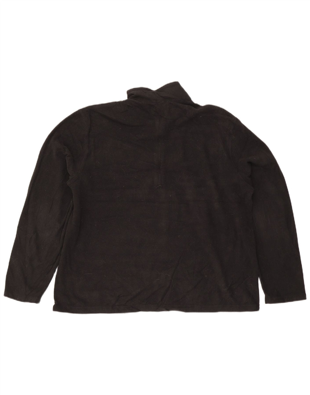 Pulover pentru bărbați Eddie Bauer, cu fermoar și gât, XL, poliester negru