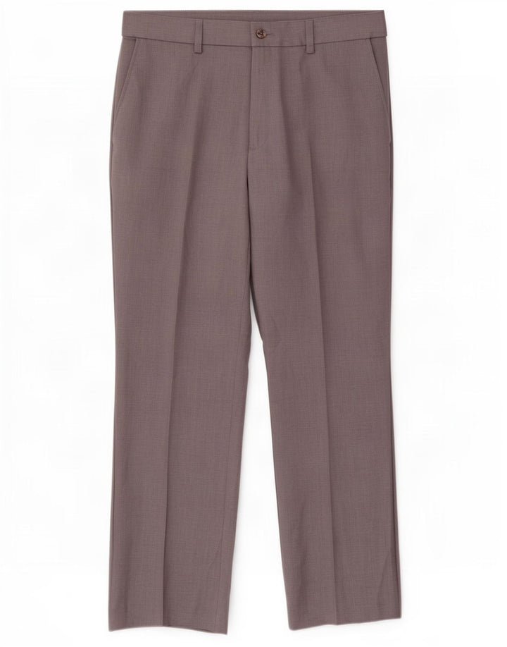Farah Pantaloni Chino Drepți Bărbați L34 L29 Gri Poliester