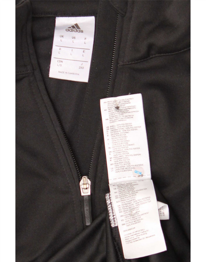 Adidas pentru bărbați Climalite Trening Top Jachetă mare, negru, poliester