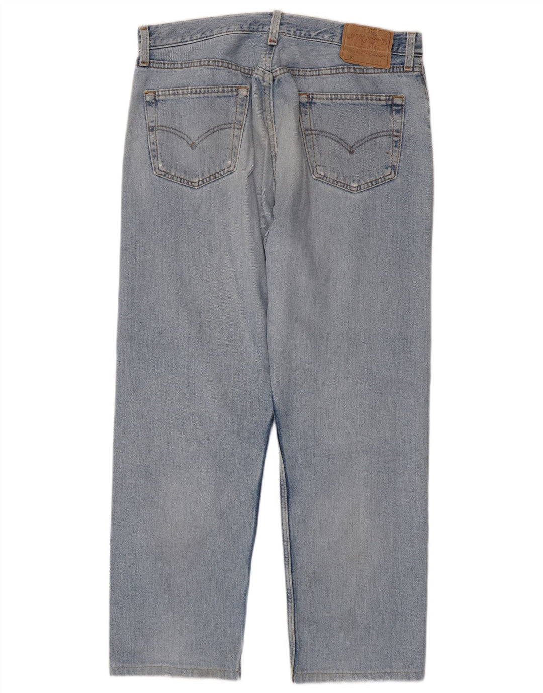 Blugi drepți distressed 501 Levi's pentru bărbați W36 L28 Bumbac albastru