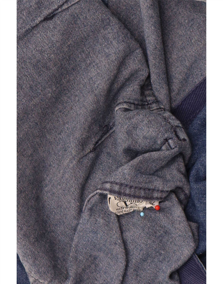 Jachetă Valentino pentru femei, cu 2 nasturi, cu 2 nasturi, blazer IT 42 Medium Blue