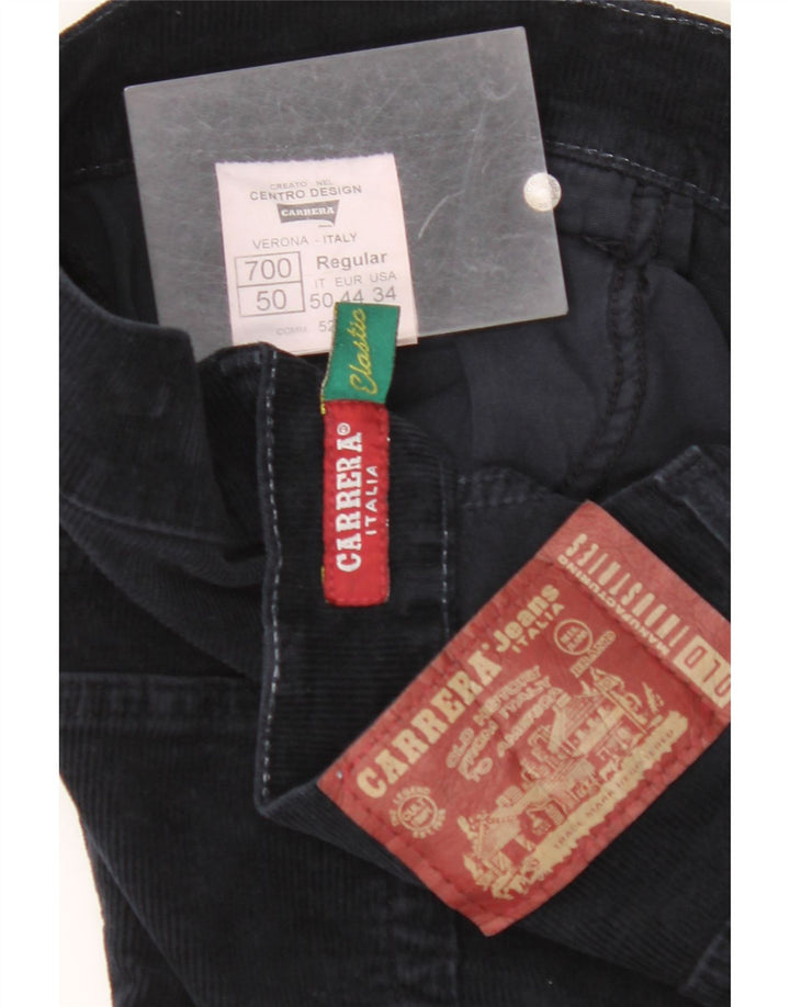 CARRERA Pantaloni slim din catifea pentru bărbați 700 Regular Fit W34 L33 bleumarin