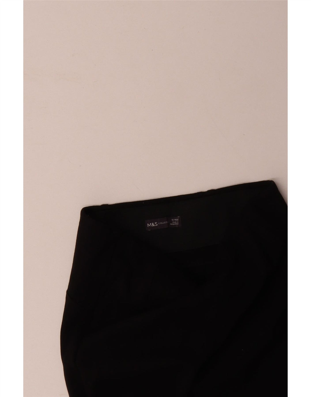 MARKS & SPENCER Leggings pentru femei UK 12 Medium Black Viscose