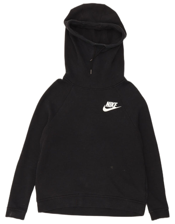 Pulover supradimensionat pentru femei Nike UK 10 Bumbac negru mic