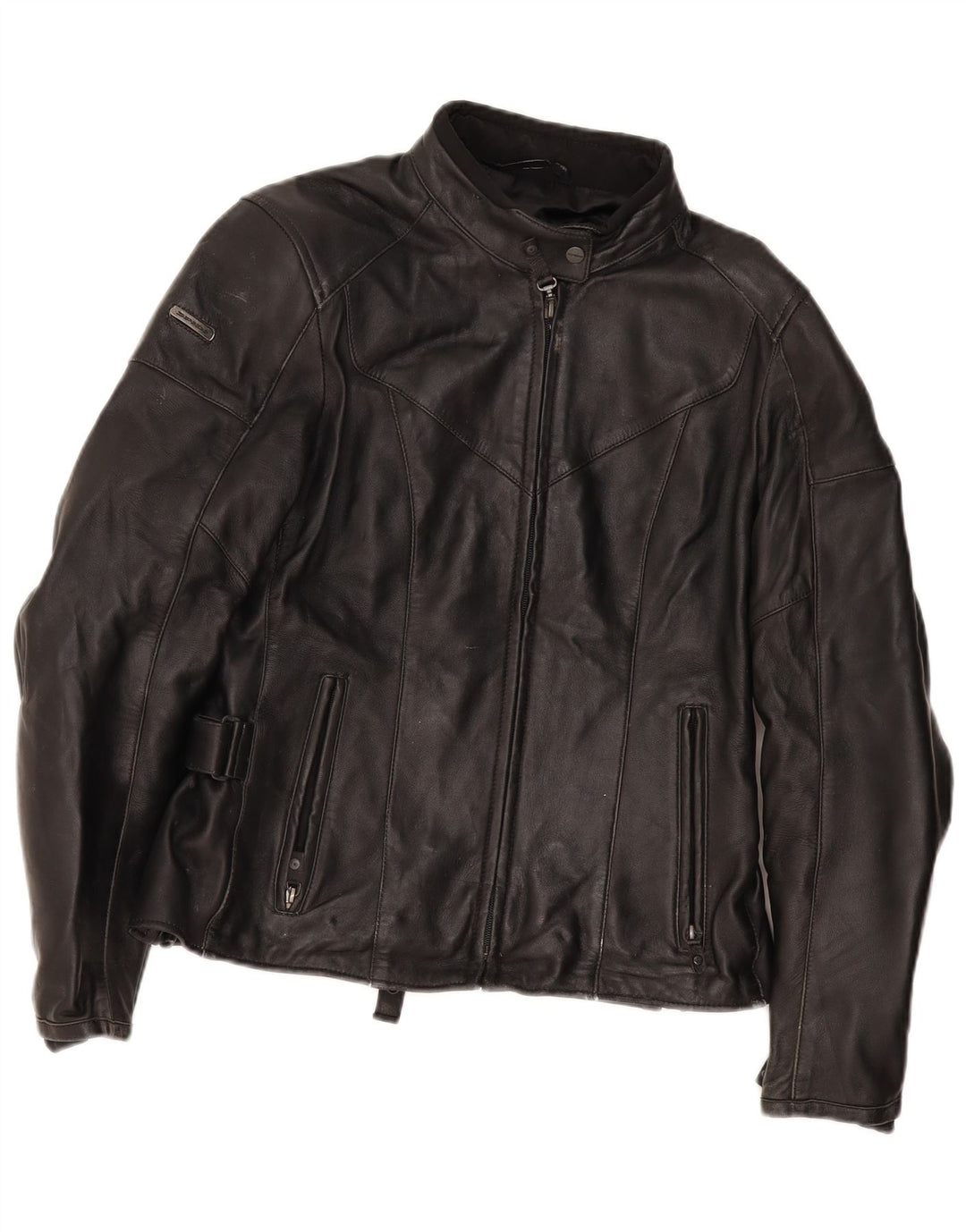 Jachetă de curse din piele pentru femei Spidi Motorstyle IT 48 XL Negru