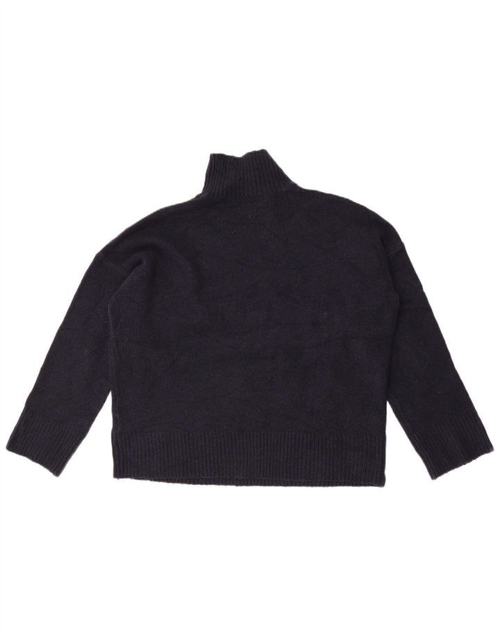 Pulover cu gât țestoasă pentru femei Marks & Spencer UK 14 Medium Bleumarin