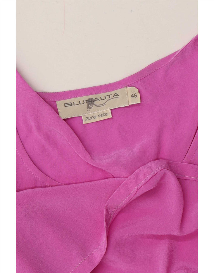 Blunauta Femei Blunauta Fara Maneci Top IT 46 Mare Roz Matase